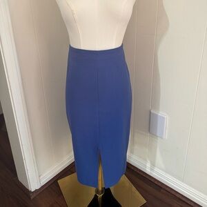 White House Black Market Blue Pencil Skirt